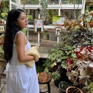 White summer dress, 100% cotton, perfect for a date, beach, vacation. Size S/M